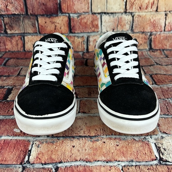 VANS CHECKERBOARD LOWTOP SHOES WOMANS SIZE 6.5 GUC - Picture 4 of 13